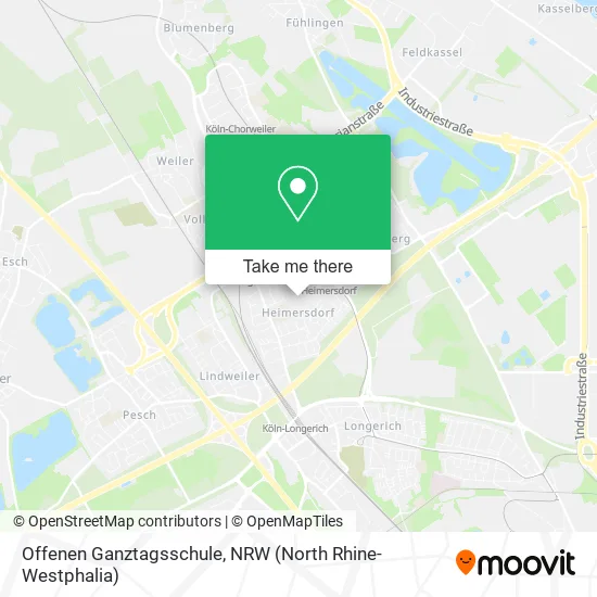 Карта Offenen Ganztagsschule