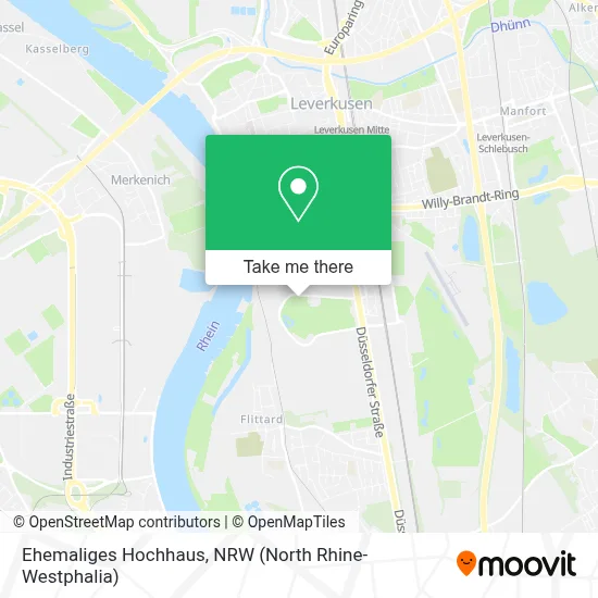 Ehemaliges Hochhaus map