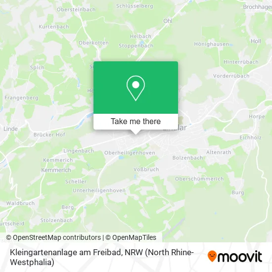 Карта Kleingartenanlage am Freibad