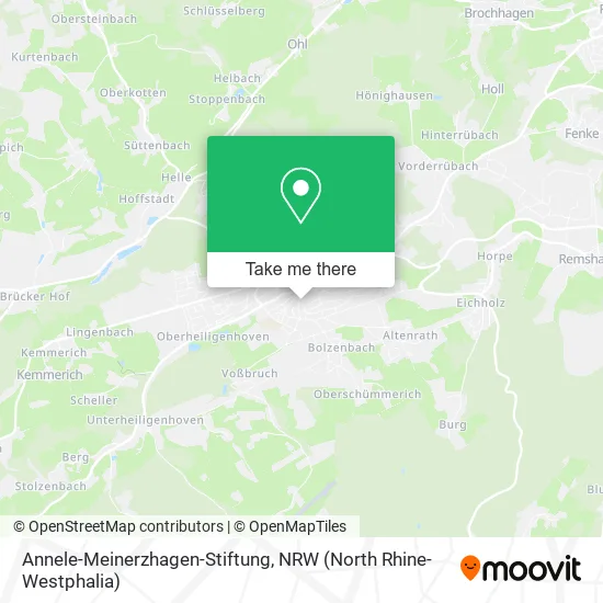 Карта Annele-Meinerzhagen-Stiftung