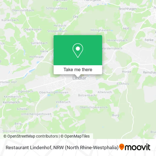 Карта Restaurant Lindenhof