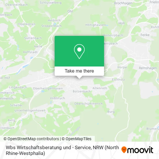 Wbs Wirtschaftsberatung und - Service map