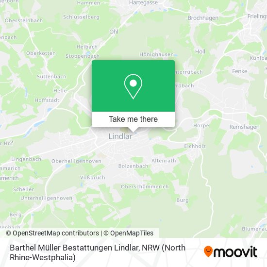 Карта Barthel Müller Bestattungen Lindlar