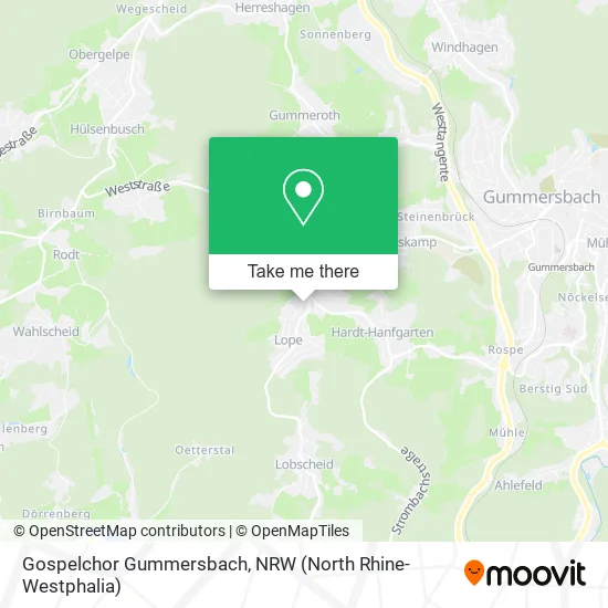 Карта Gospelchor Gummersbach