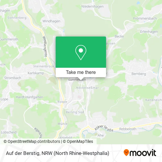 Карта Auf der Berstig