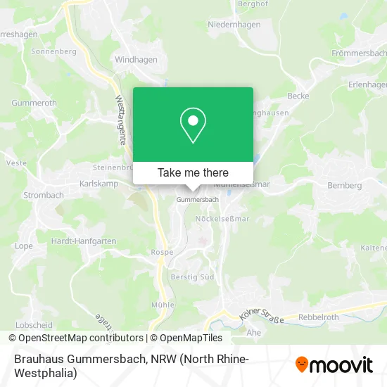 Карта Brauhaus Gummersbach