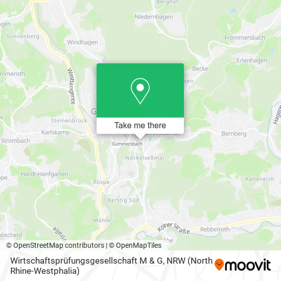 Wirtschaftsprüfungsgesellschaft M & G map