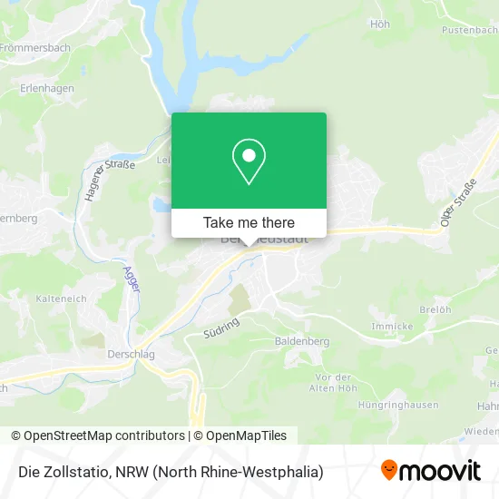 Карта Die Zollstatio