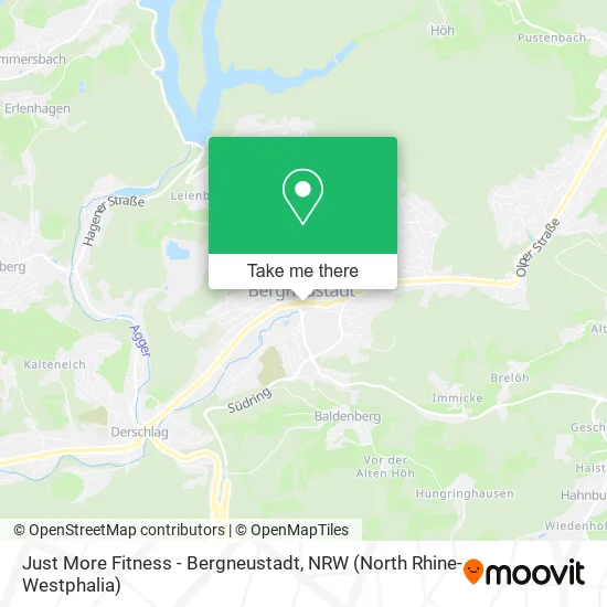 Карта Just More Fitness - Bergneustadt