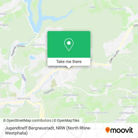 Карта Jugendtreff Bergneustadt