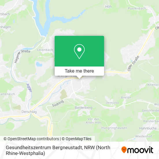 Карта Gesundheitszentrum Bergneustadt