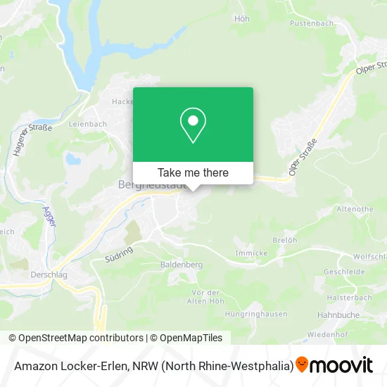 Карта Amazon Locker-Erlen