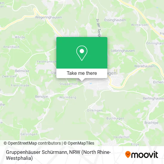 Карта Gruppenhäuser Schürmann