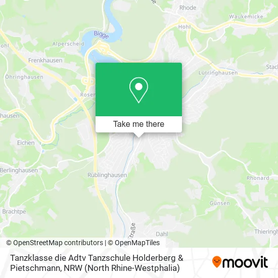 Tanzklasse die Adtv Tanzschule Holderberg & Pietschmann map
