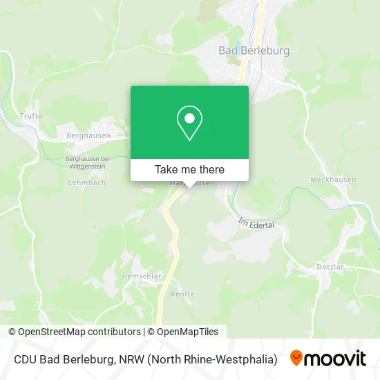 Карта CDU Bad Berleburg