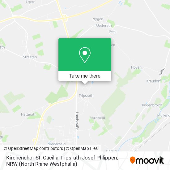 Kirchenchor St. Cäcilia Tripsrath Josef Phlippen map