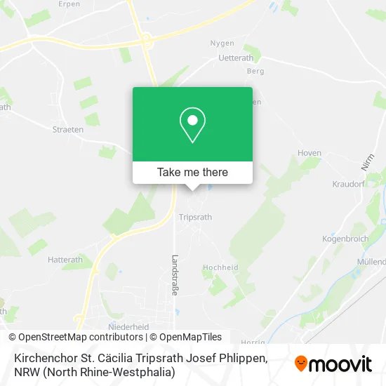 Карта Kirchenchor St. Cäcilia Tripsrath Josef Phlippen