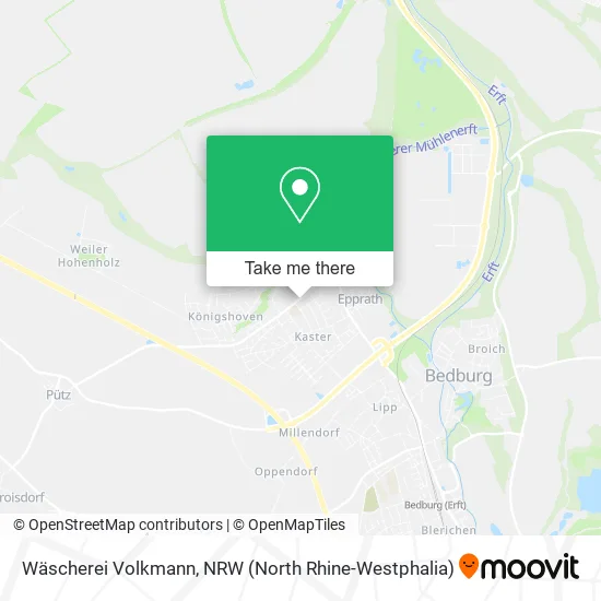 Карта Wäscherei Volkmann