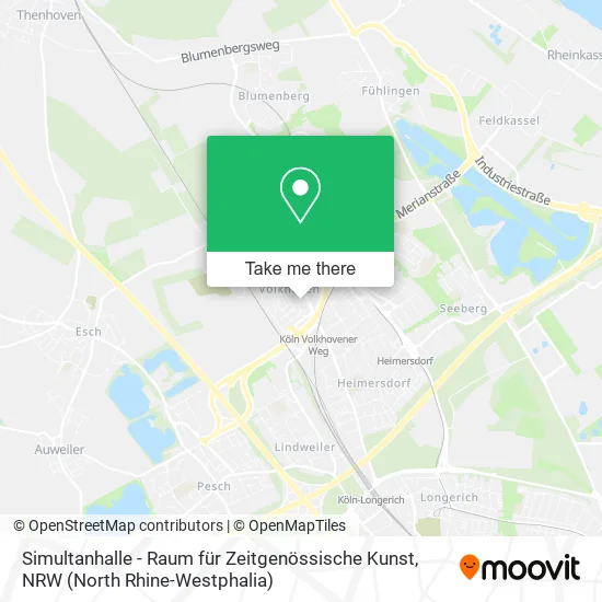 Карта Simultanhalle - Raum für Zeitgenössische Kunst