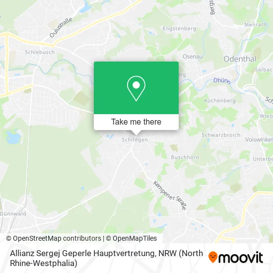 Карта Allianz Sergej Geperle Hauptvertretung