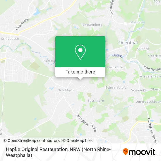 Карта Hapke Original Restauration