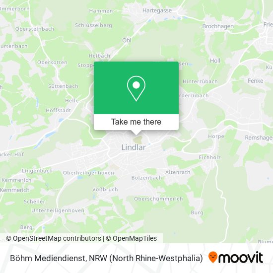 Böhm Mediendienst map