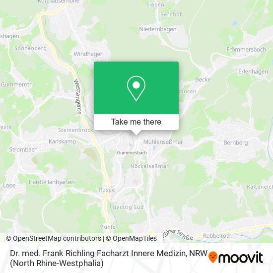 Dr. med. Frank Richling Facharzt Innere Medizin map