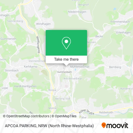 Карта APCOA PARKING