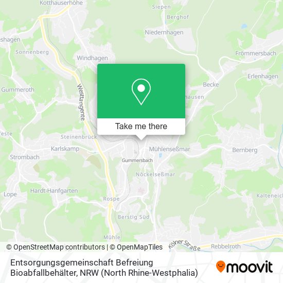 Entsorgungsgemeinschaft Befreiung Bioabfallbehälter map