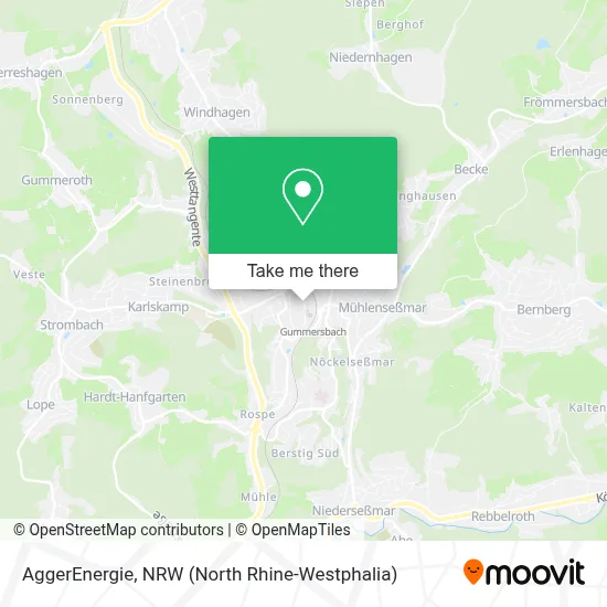 AggerEnergie map