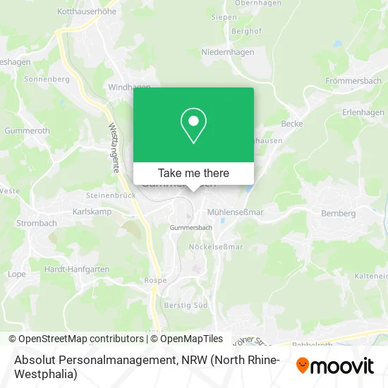 Карта Absolut Personalmanagement