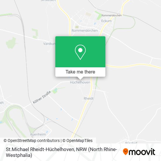St.Michael Rheidt-Hüchelhoven map