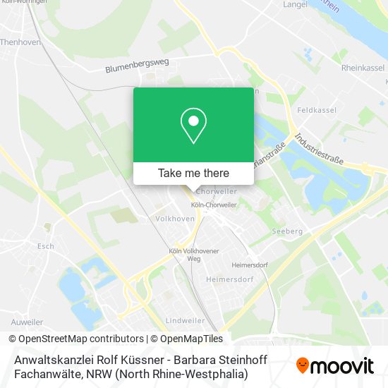 Anwaltskanzlei Rolf Küssner - Barbara Steinhoff Fachanwälte map
