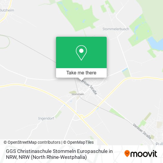 GGS Christinaschule Stommeln Europaschule in NRW map