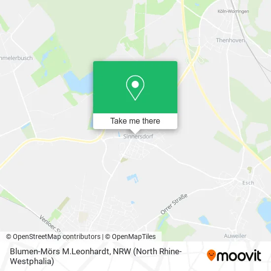 Карта Blumen-Mörs M.Leonhardt