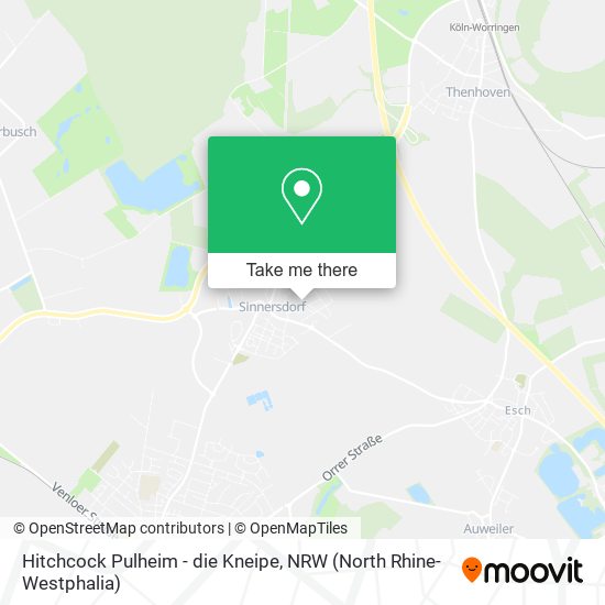 Hitchcock Pulheim - die Kneipe map