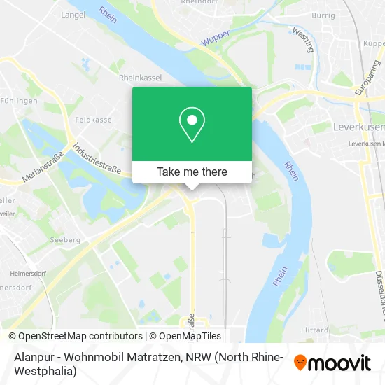 Карта Alanpur - Wohnmobil Matratzen