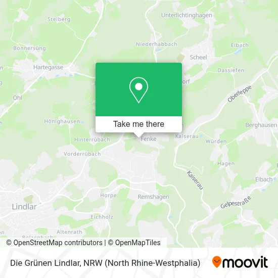 Die Grünen Lindlar map