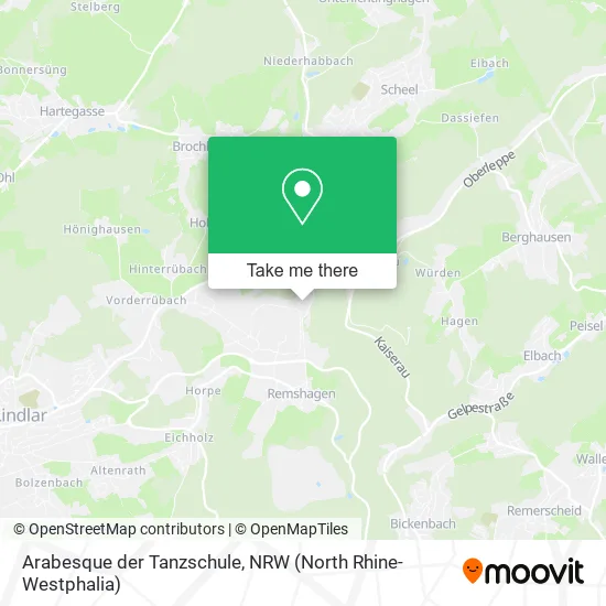 Arabesque der Tanzschule map