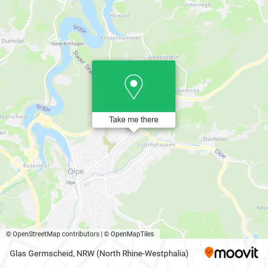 Карта Glas Germscheid