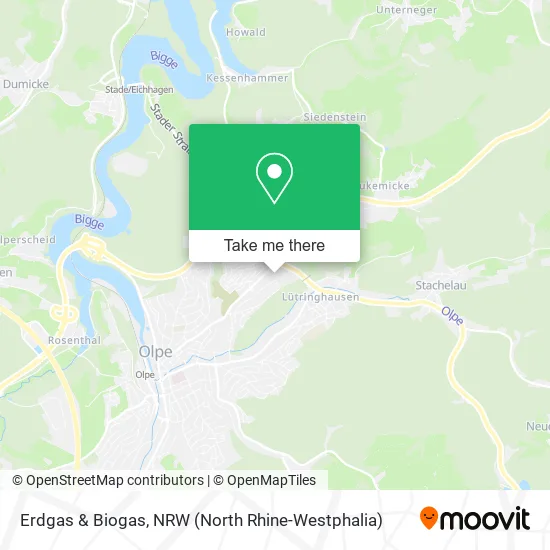 Карта Erdgas & Biogas