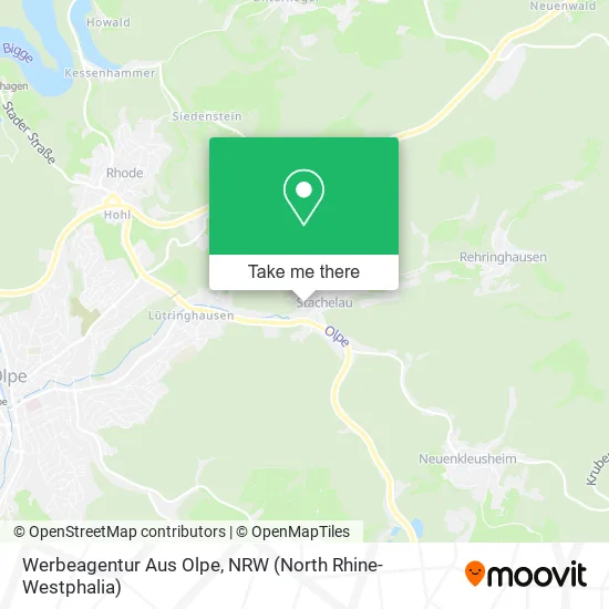 Карта Werbeagentur Aus Olpe