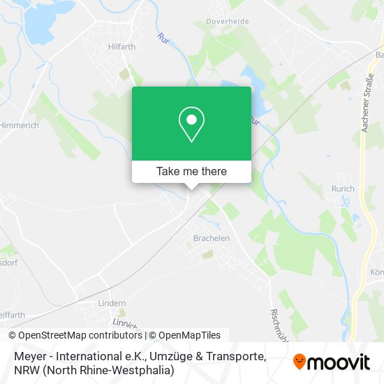 Meyer - International e.K., Umzüge & Transporte map