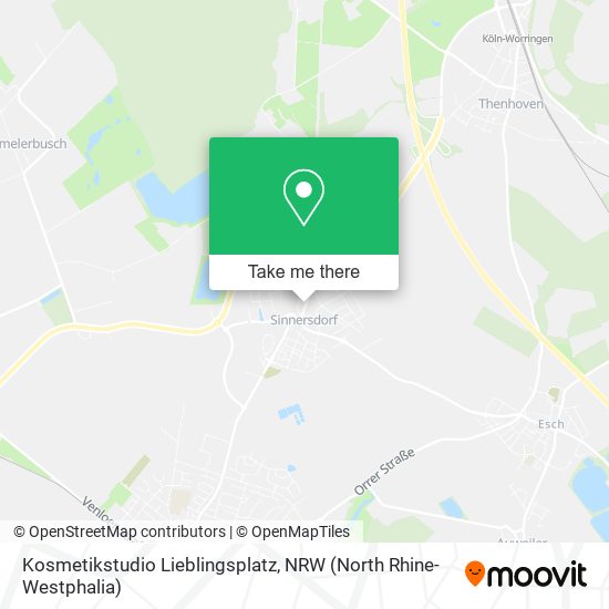 Kosmetikstudio Lieblingsplatz map
