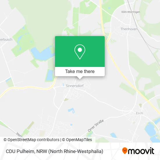 Карта CDU Pulheim