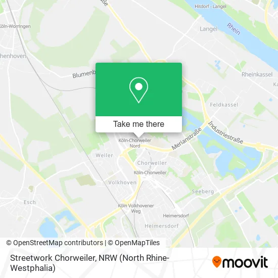 Карта Streetwork Chorweiler