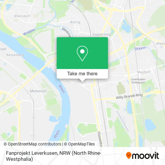 Карта Fanprojekt Leverkusen