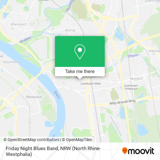 Friday Night Blues Band map