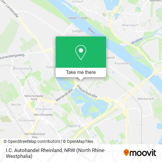 Карта I.C. Autohandel Rheinland