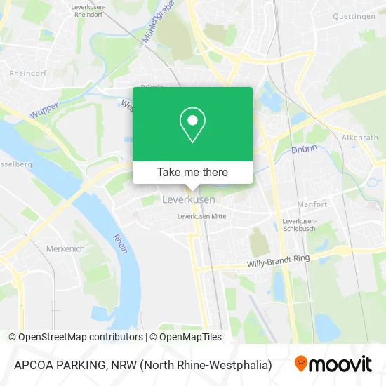 Карта APCOA PARKING